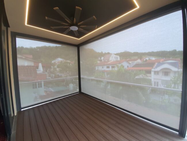 zip blind outdoor