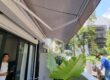 Retractable awning for patio