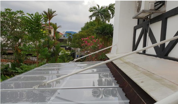 polycarbonate roof