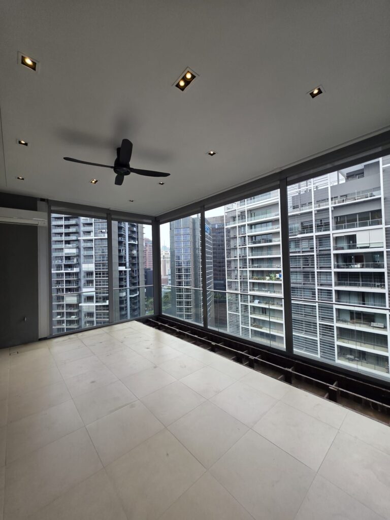 motorised zip blinds installed by sg sunshade guru pte ltd